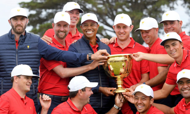 Captain Tiger Leads U.S. Team to Presidents Cup Comeback Win