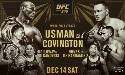 UFC 245; Main-Card Previews and Predictions