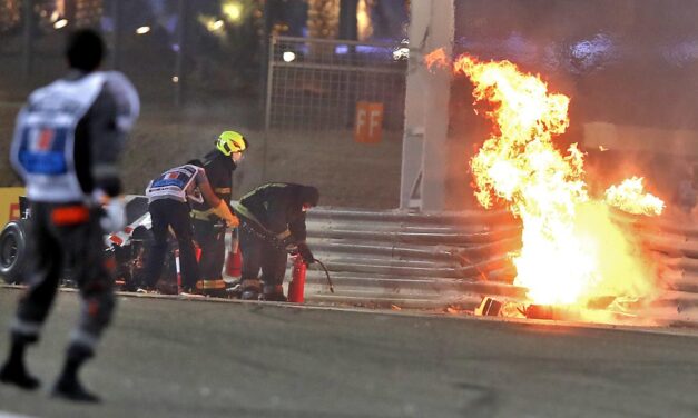 F1’s Halo Does its Job by Saving Romain Grosjean