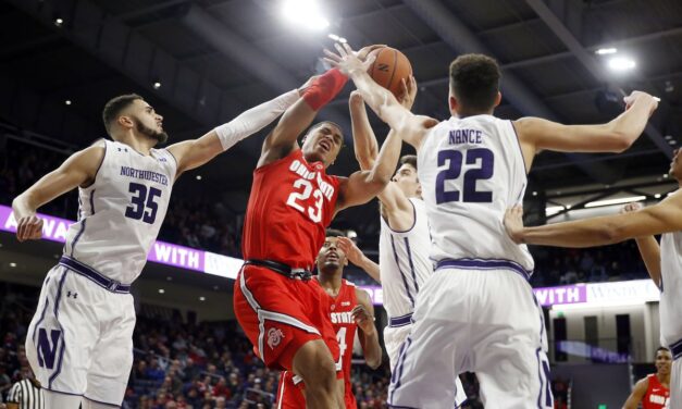 Ohio State Collapses Late, Falls to Northwestern 71-70